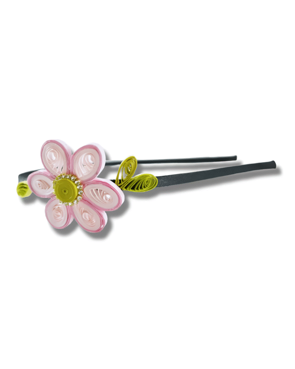 Petal Grace Floral Headband - Image 4