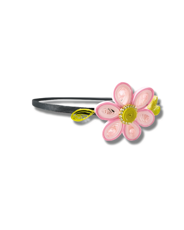 Petal Grace Floral Headband - Image 3