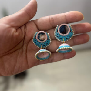 Neelpari  Jhumki Earrings