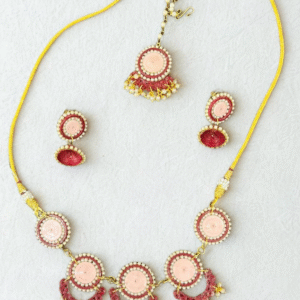 Rose Blush Quilled Jewelry set